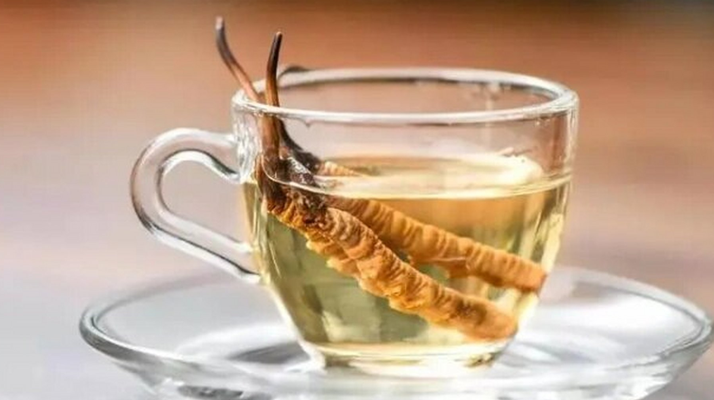 冬蟲夏草鮮草泡水的正確打開方式